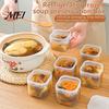 Refrigerator Soup Organizer Freezer Packaging Box, with Sealed Lids, Food-Grade PP And Odor Resistant Food Storage Box Microwave Safe Containers,