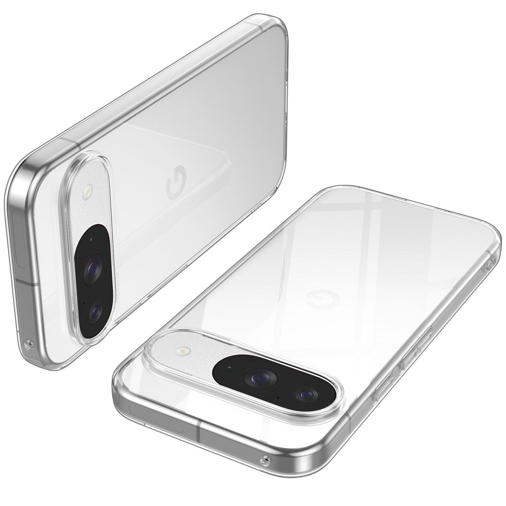 For Google Pixel 9/9 Pro Case Anti-Fingerprint Crystal Clear TPU Phone Cover