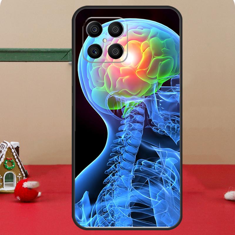 Medical Human Organs Brain Case For Honor Magic 8 7 6 Pro Honor 200 400 70 90 Lite X8c X8b X9a X9b X9c X9d Win RT Coque