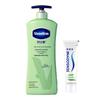 Sensodyne Fresh Mint Toothpaste & Vaseline Aloe Fresh Lotion Bundle