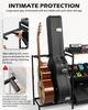 STRICH Guitar Stand for and Bass Includes Effects and Accessory Storage Perfect for Home or Studio Use SMT-40 Multi-Purpose Acoustic, Electric,
