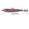 12cm Squid Jig Rattling Bead Luminous Saltwater Jigs Hook with Sound Beads Glowing Catching Hook
