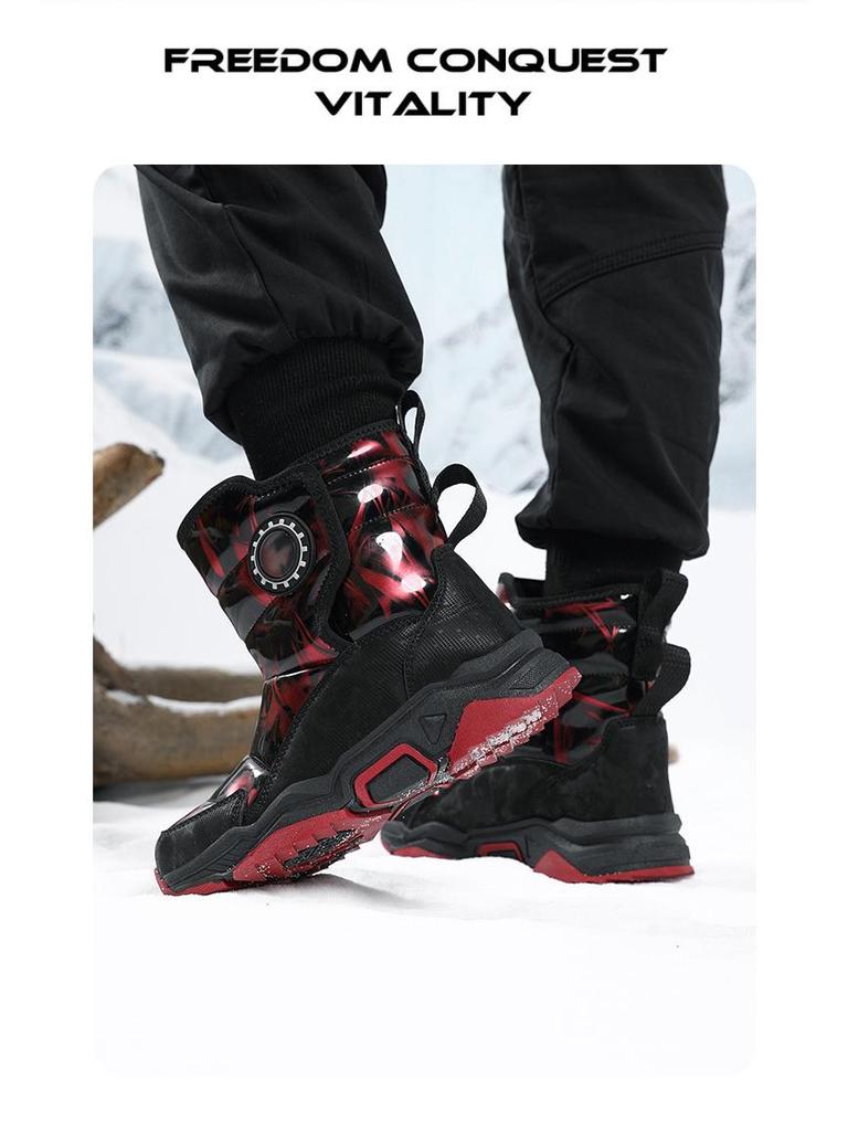 2024 Kids' Mid-Calf Winter Snow Boots for Boys and Girls