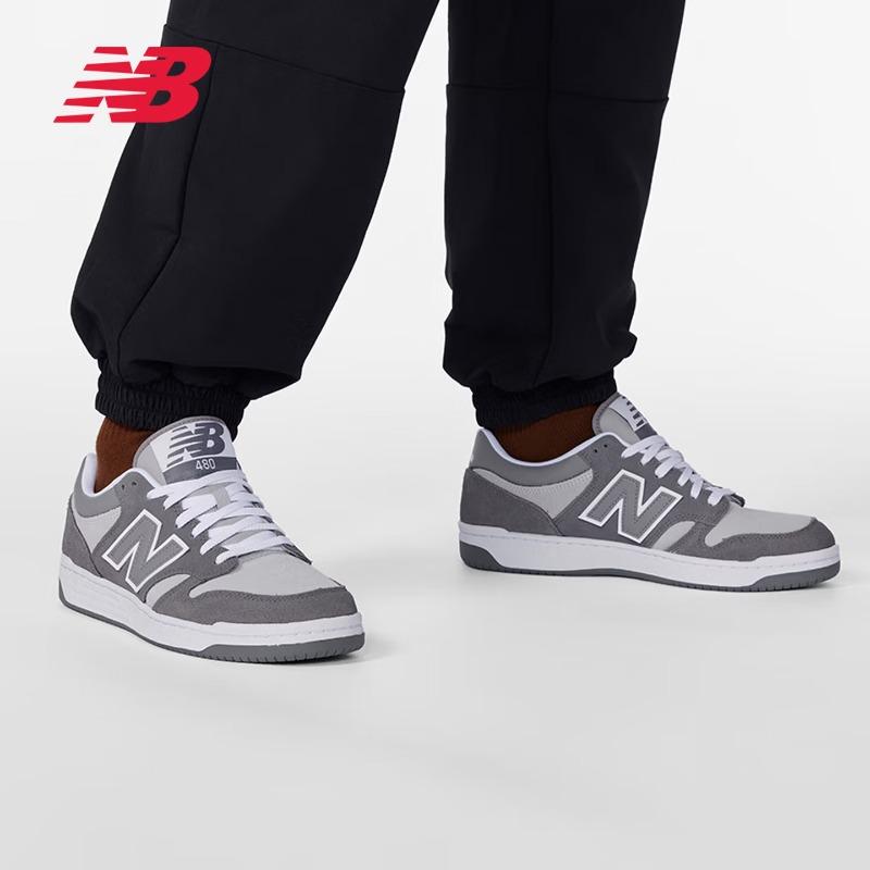 NEW BALANCE Sneakers for Men and Women Retro Casual Flat Shoes Low-top Versatile Sport Shoes BB480LEC