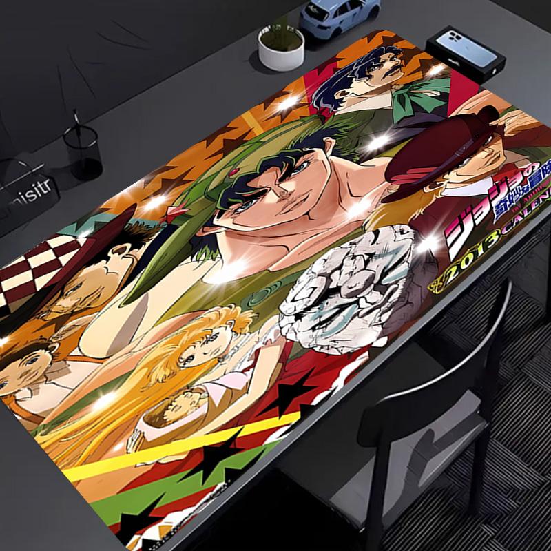 JoJo's Bizarre Adventure1 Mauspads - Rutschfeste Gummibasis, Glatte Oberfläche für Arbeit, Gaming, Büro und Zuhause, Schreibtisch-Mauspad