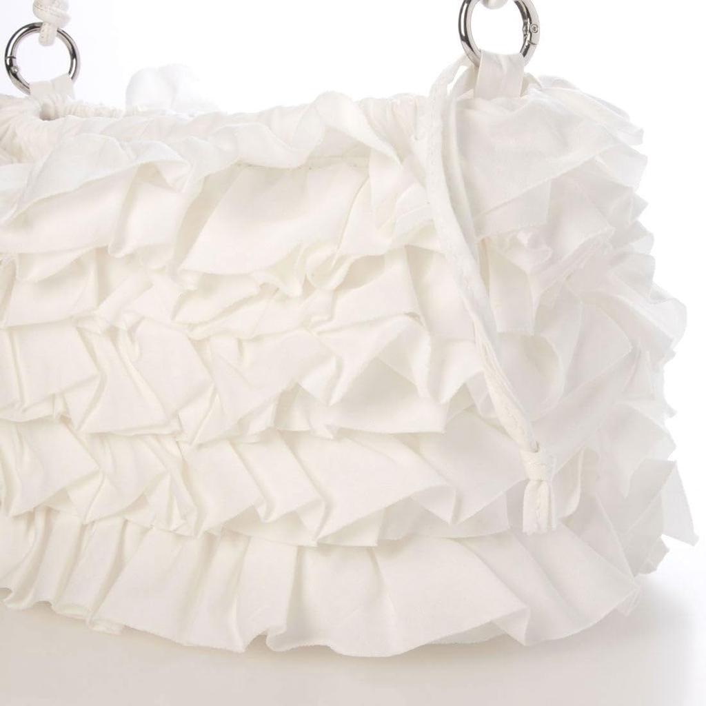 Cotton Frill Shoulder Bag WH [Cache Cache] 01-00-82060 Women's