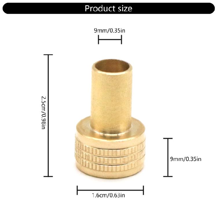 Adjustable Brasses Weight Screw Billiard Equipment Brasses Counterbalances Screw for Pool Cue Improved Stability Control