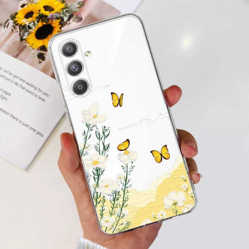 For Samsung Galaxy A55 Case Samsung A55 5G SM-A556B Fashion Printing Soft Silicone TPU Phone Back Cover
