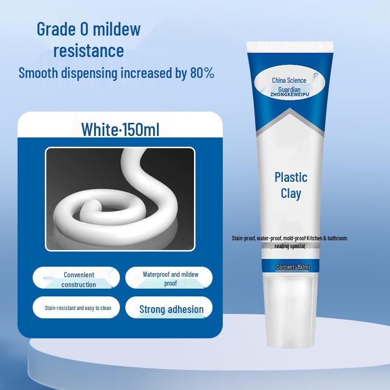 Waterproof White Ceramic Sealant for Kitchen & Bathroom