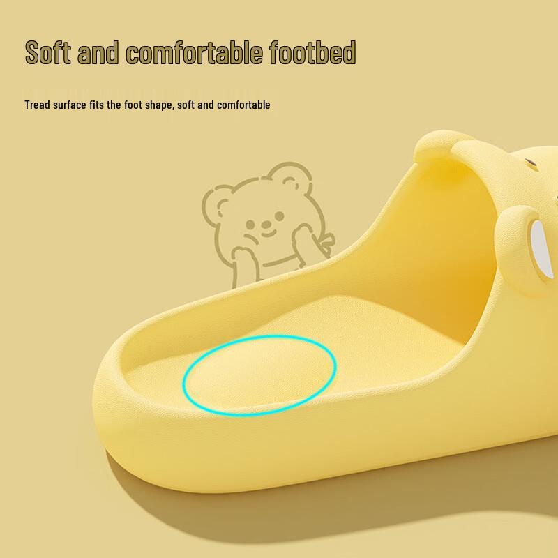Grace Cartoon Bear Summer Non-slip Slippers