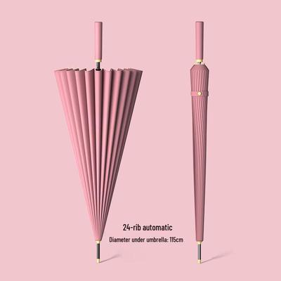 OIMG Automatic 24-Rib Windproof Straight Umbrella