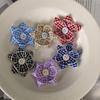 Korean Plaid Ribbon & Petal Button Accessories for Clothing, Shoes, Hats, Jewelry, Bags, DIY & Crafts