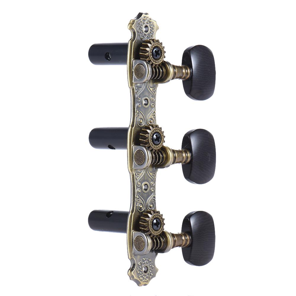 

Alice 2 Pcs (L&R) Classical Guitar Tuning Peg Bronze Plated Acoustic Guitar Machine Heads 1 : 16 Tuning Keys Knobs