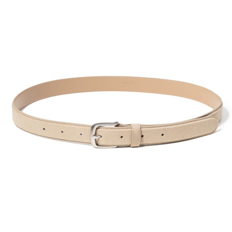 Halden (W) Basic Square Suede Belt (T023_beige)