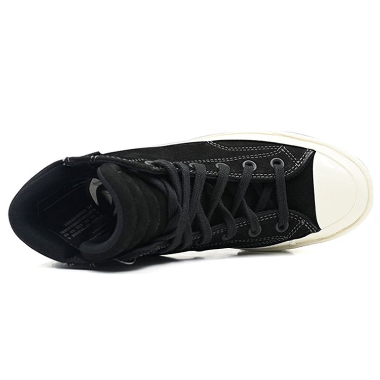 Converse Chuck 70 Padded Collar High Black Black Egret Unisex 170266C