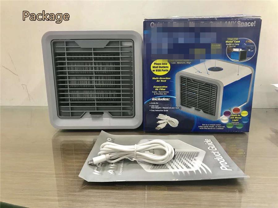 Car Air Cooler Small Car Air Conditioning Appliances Mini Fans Air Cooling Fan Summer Portable Conditioner Auto 7 Colors
