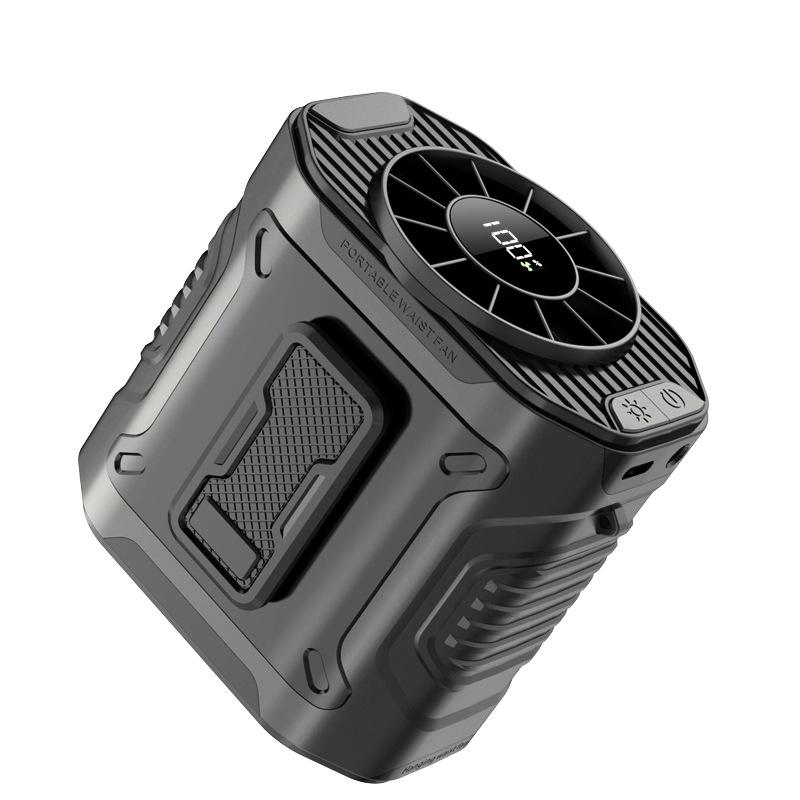 2026 High-Speed Portable Waist Fan: Mini Outdoor Cooling Powerhouse