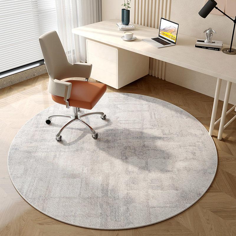 Circular Carpet Computer Chair Floor Mat Living Room Bedroom Swivel Chair Protective Mat Study Home Chair E-sports Chair Foot Mat