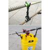2Pcs/set Fishing Bracket Bridge Raft Fishing Rod Rack Non-slip Luminous Reinforced Pole Bracket Rear Hanging Fishing Supplies