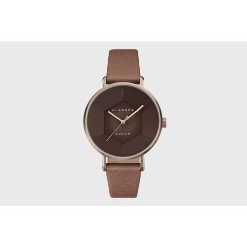 KLASSE14 Men's VOLARE SOLAR WVS22CE001M Brown Watch