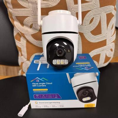 iCSee Single-Lens WiFi Home Camera: 360° Full-Color Night Vision for Smart Wireless Security