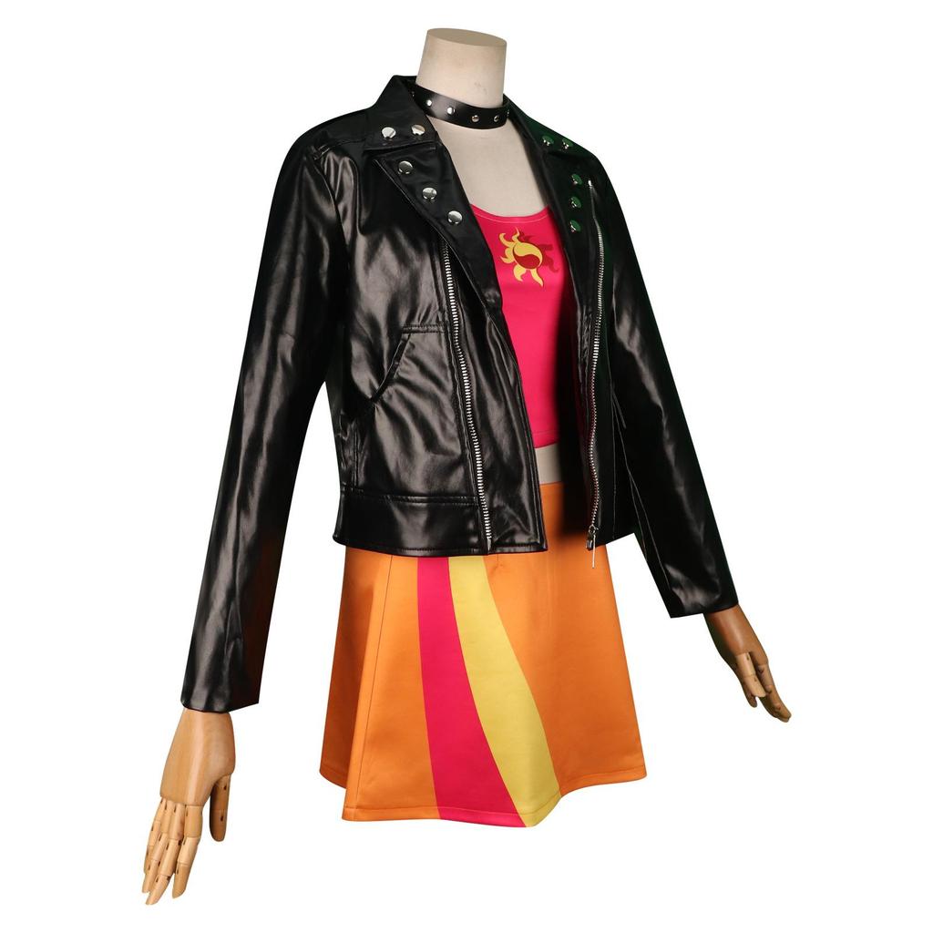 Fantasia Cosplay My Little Pony Sunset Shimmer - Menina de Ponyville Roupa de Palco Anime (Estilo Europeu e Americano)