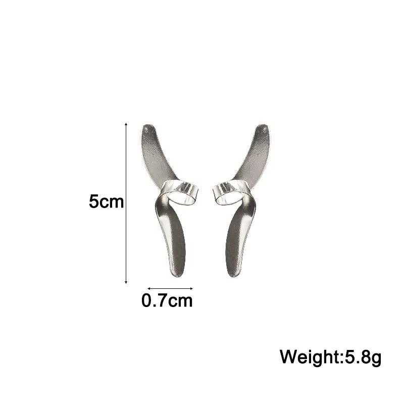Exaggerated Punk Drop Earrings for Women Big Circle Personality Female Ear Jewelry Gold Metal Earrings boucle