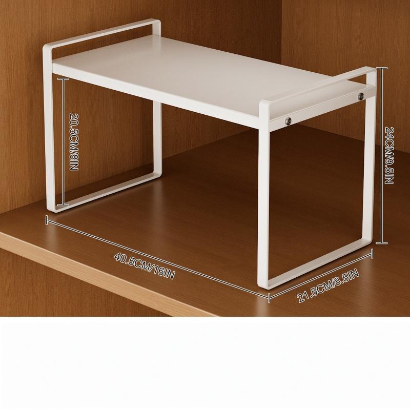 JUSTINLAU Kitchen Corner Storage Shelf Iron Bowl Plate Holder Multi-functional Cabinet Interior Countertop Bathroom Storage Rack