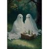 Dark Academia Art Haunting Ghost Poster Prints Halloween Home Decor Haunted House Gothic Vampire Canvas Painting Wall Art
