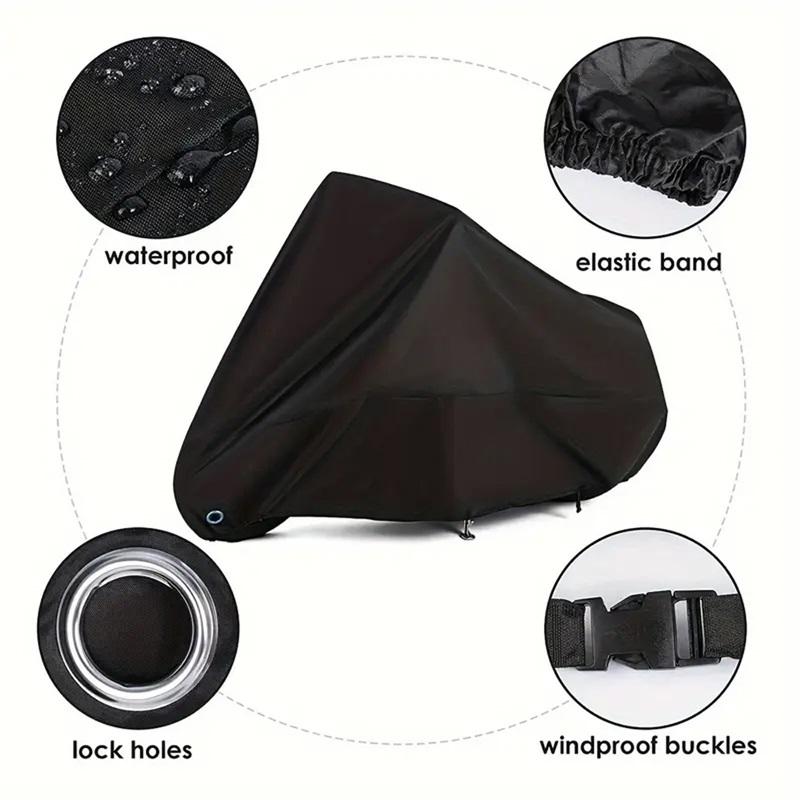 210D Motorcycle Cover for NMAX, AEROX, PCX, MIO, BEAT, CLICK Waterproof Rain and Dust UV Cover All Season Dustproof UV Protective