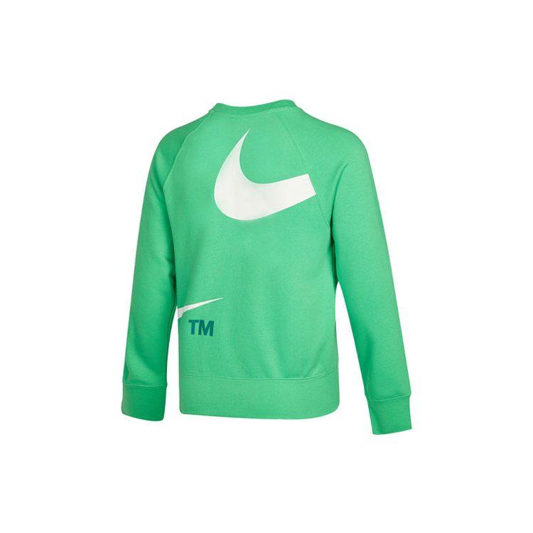 Nike Sweatshirts Men's Green Crew Neck Moderate Regular DD6097-362