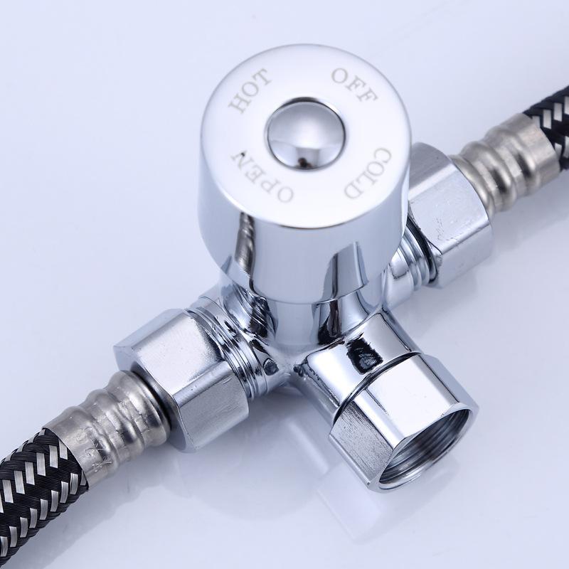 Bathroom Mixing Valve G12 Hot Cold Water Mixing Valve Thermostatic Shower Faucet Water Heater Adjustable Ratio Tool