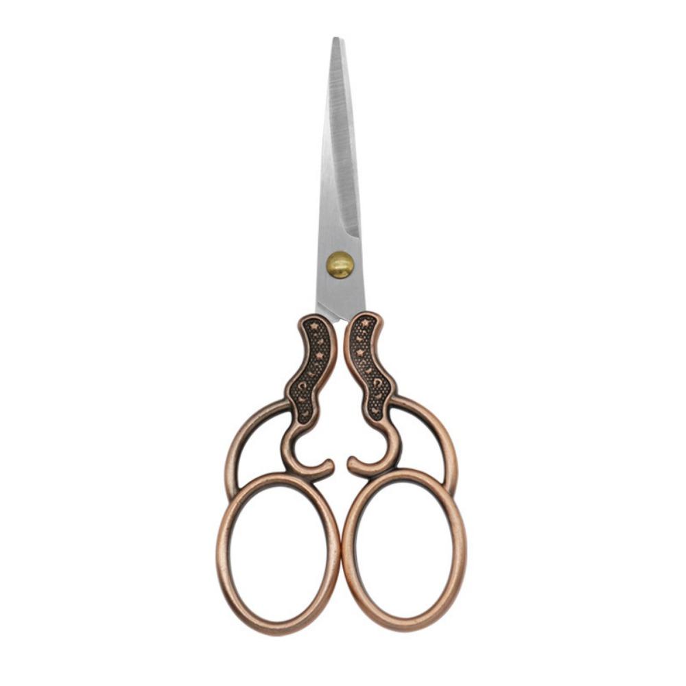 Floral Pattern Sewing Scissors Zinc Zinc Zinc Alloy Embroidery Needlework Tools Everyday Use