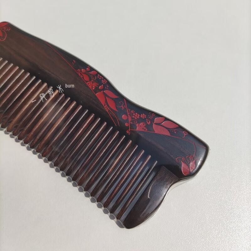 Tan Mujiang Natural Wood Comb Gift Set