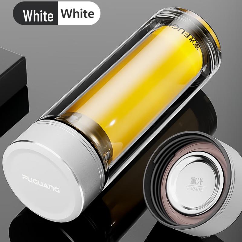FUGUANG Zhengyang G2125-SH Double-Layer Borosilicate Glass Water Bottle 450ml