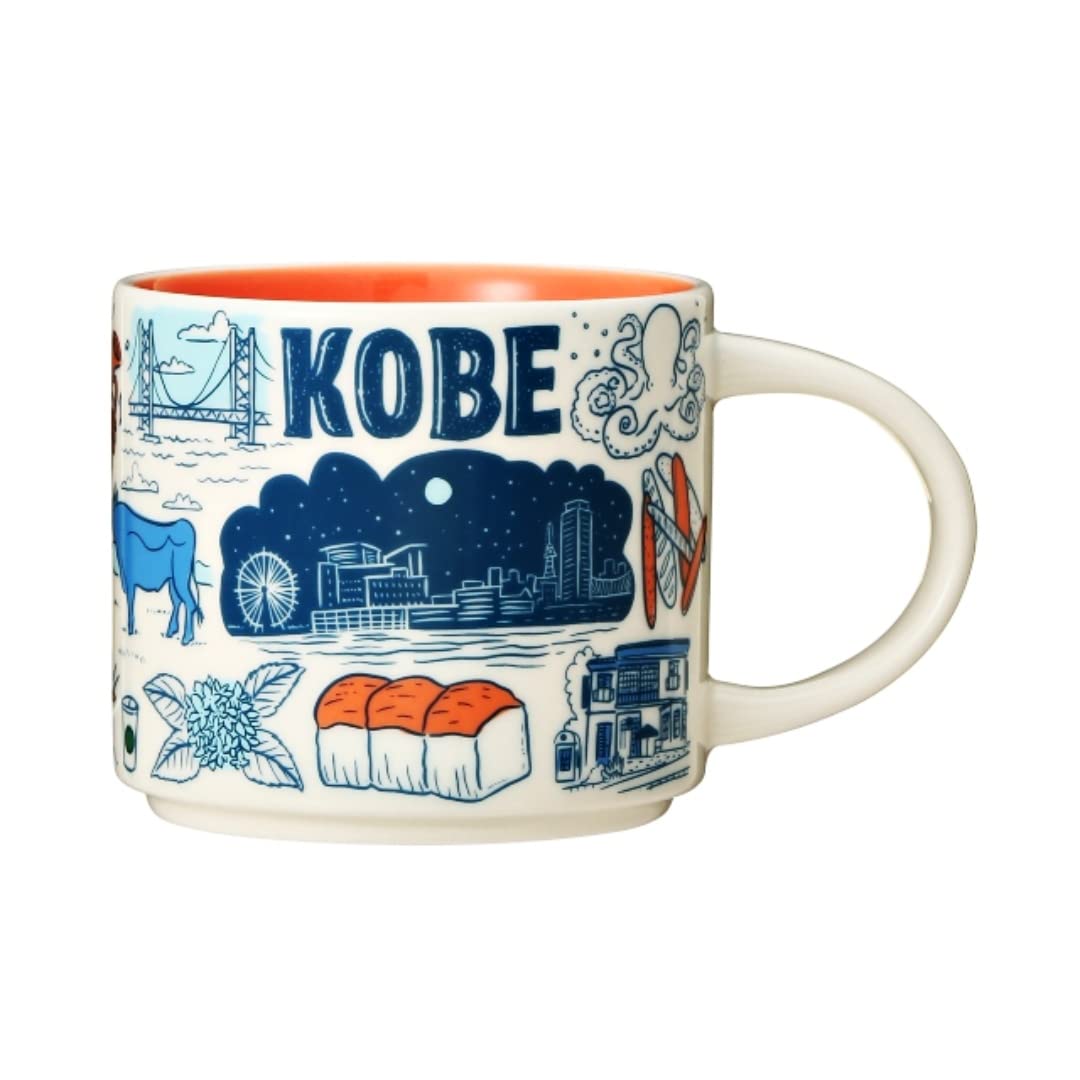 

Starbucks Ceramic Mug 2021 Kobe Been There Series 414ml