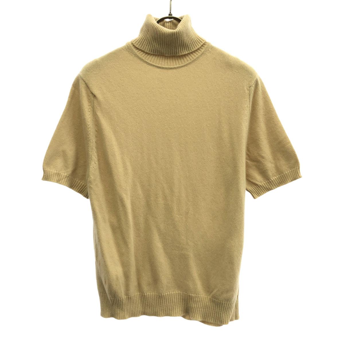 

BALLANTYNE Cashmere Short sleeve turtleneck sweater 38 beige knit Women Used