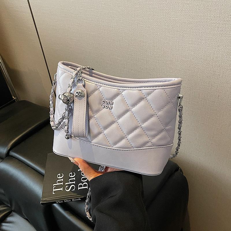 Bread puppy mashed taro Bobo rhombus stray bag women's chain bag shoulder messenger bag