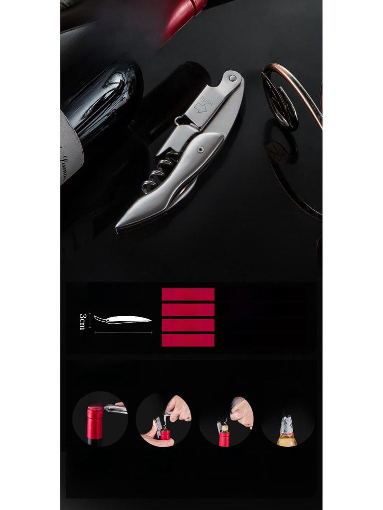 Electric Wine Decanter & Opener Set with Preservation Stopper - Ideal Gift