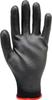 Black nylon work gloves YT-7473 YATO