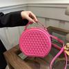 Fashion Women'S Bag Pressure Shell Portable Small Round Bag Niche Versatile Shoulder Bag Texture Foreign Style Messenger Bag