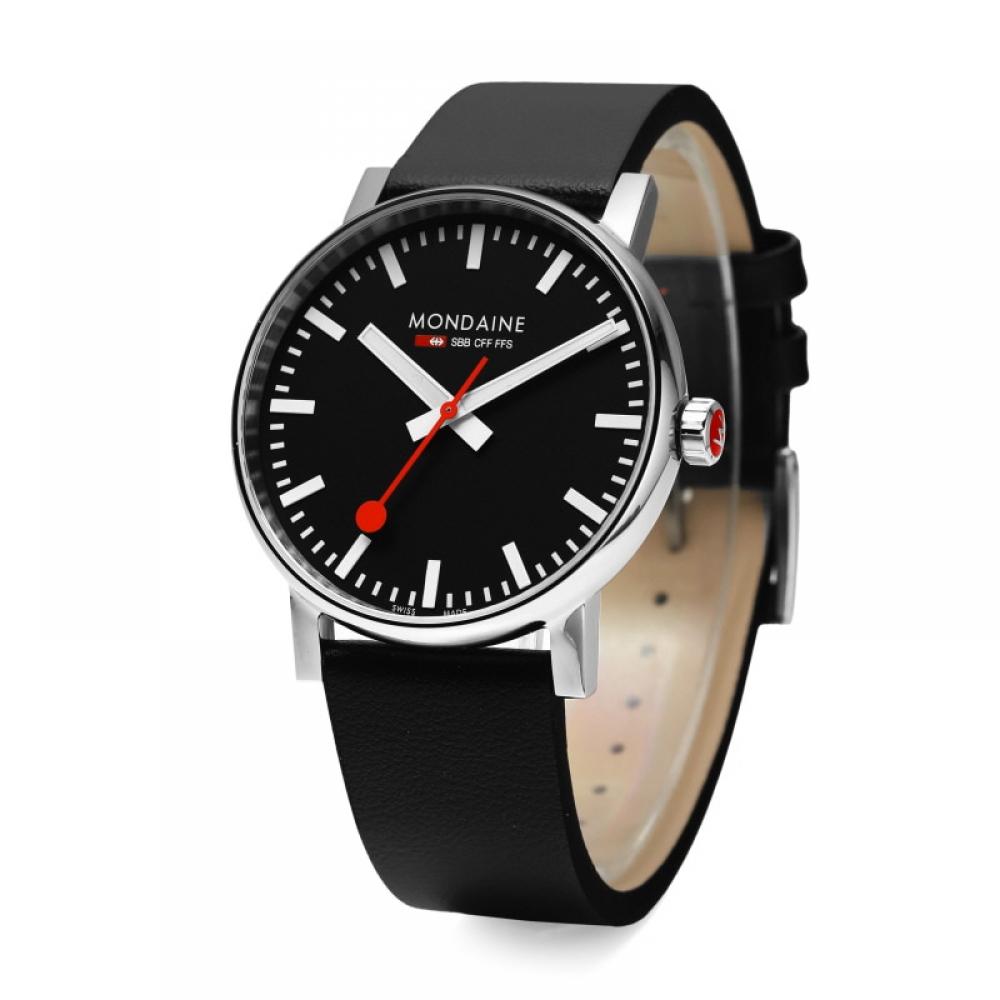Mondaine MSe.43120.lb Railway Evo 2 Vegan Men S Leather Watch