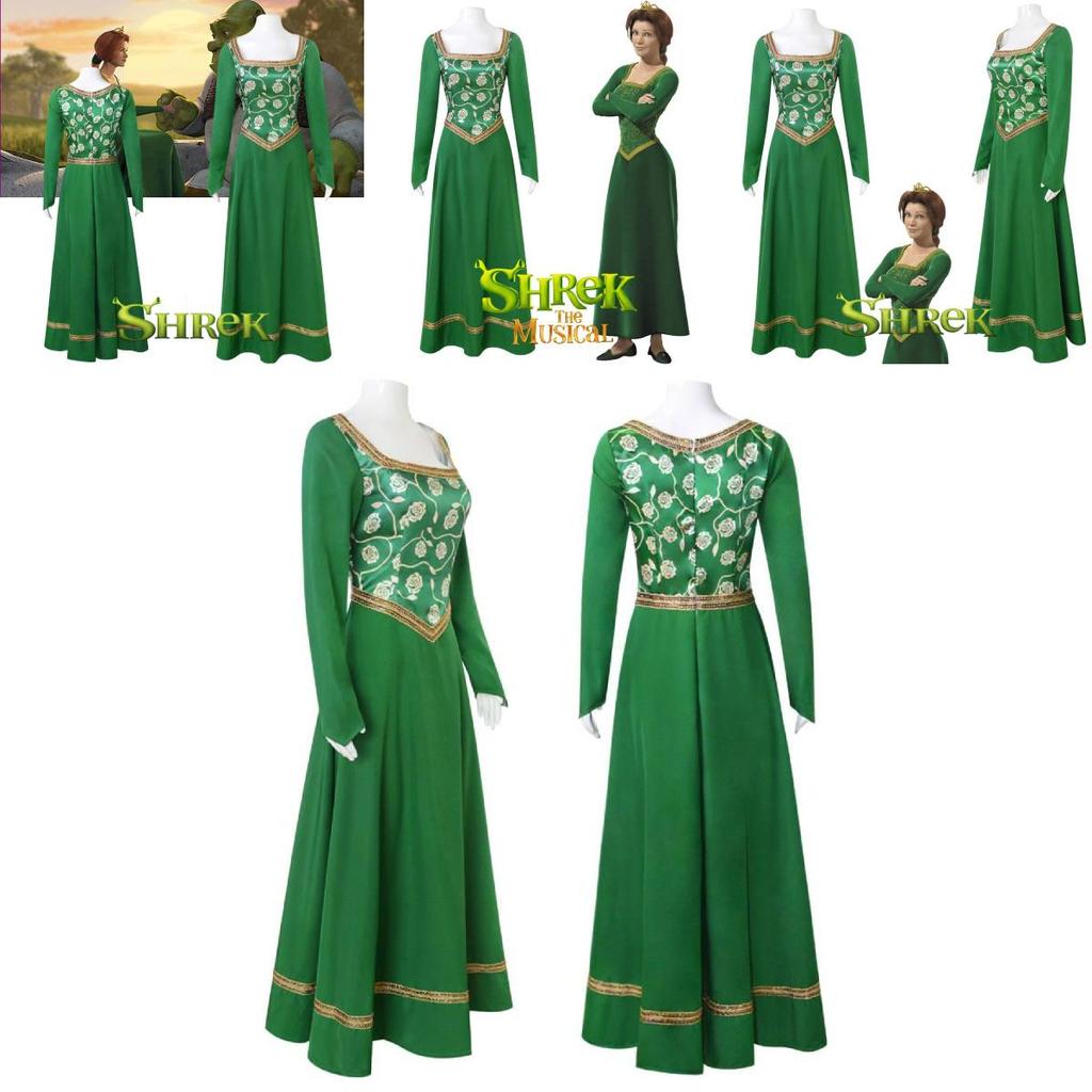 Shrek Princess Fiona Costume For Halloween Cosplay