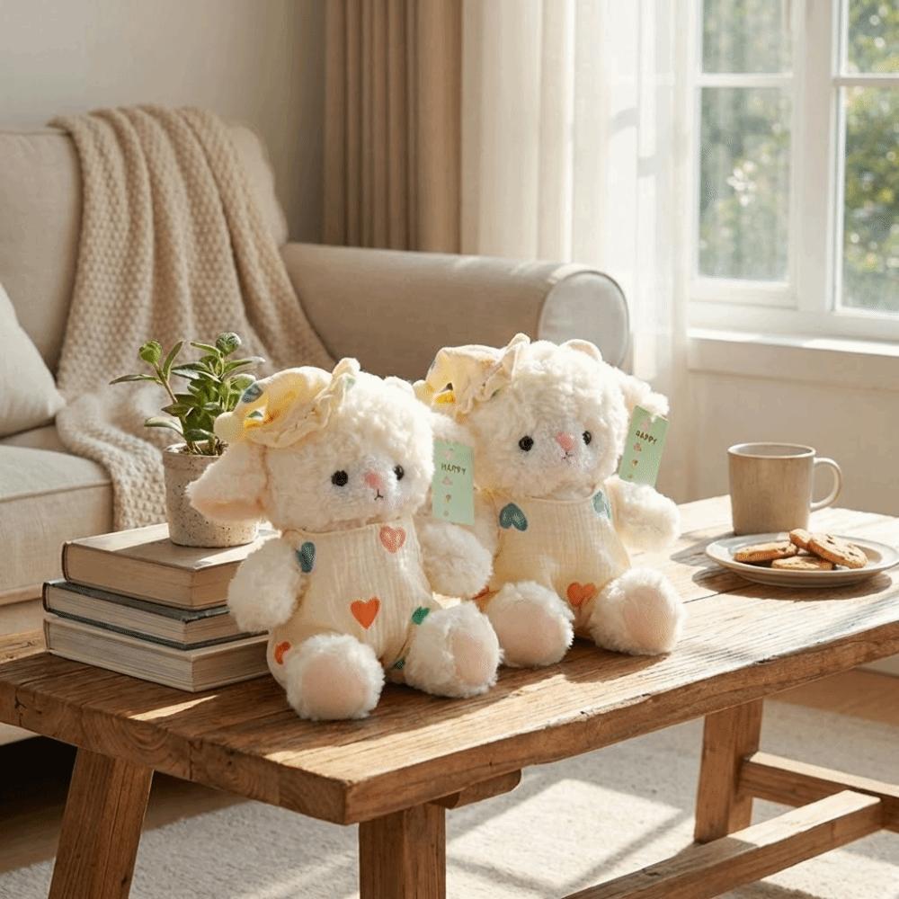 Wearing Hats Little Sheep Plush Toys Wearing Pajamas Plush Sheep Doll  Children's Toys