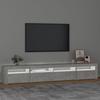 VidaXL Meuble TV avec Lumières LED Centre de Divertissement Rangement Meuble Média Meuble de Salon Salle de Séjour Maison 3152725