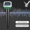 Radiation-Free Solar Ultrasonic Mole Repeller Solar Powered Rodent Deterrent Mouse Repeller  Garden