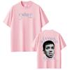 New Album Graphic Tshirt of Rapper Milo J La Vida Era Mas Corta for SpringSummer 2026fashion Hiphop Cotton Shortsleeved Top
