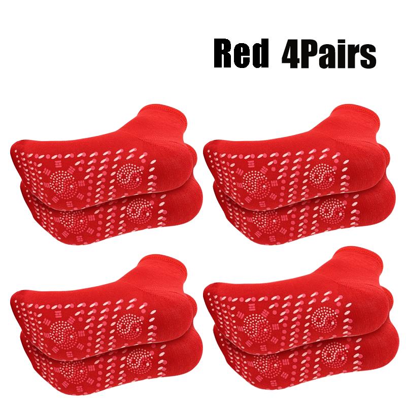 1/5pairs Tourmaline Self-Heating Socks Winter Warm Thermal Health Care Socks Slimming Health Short Sock Magnetic Therapy Sock