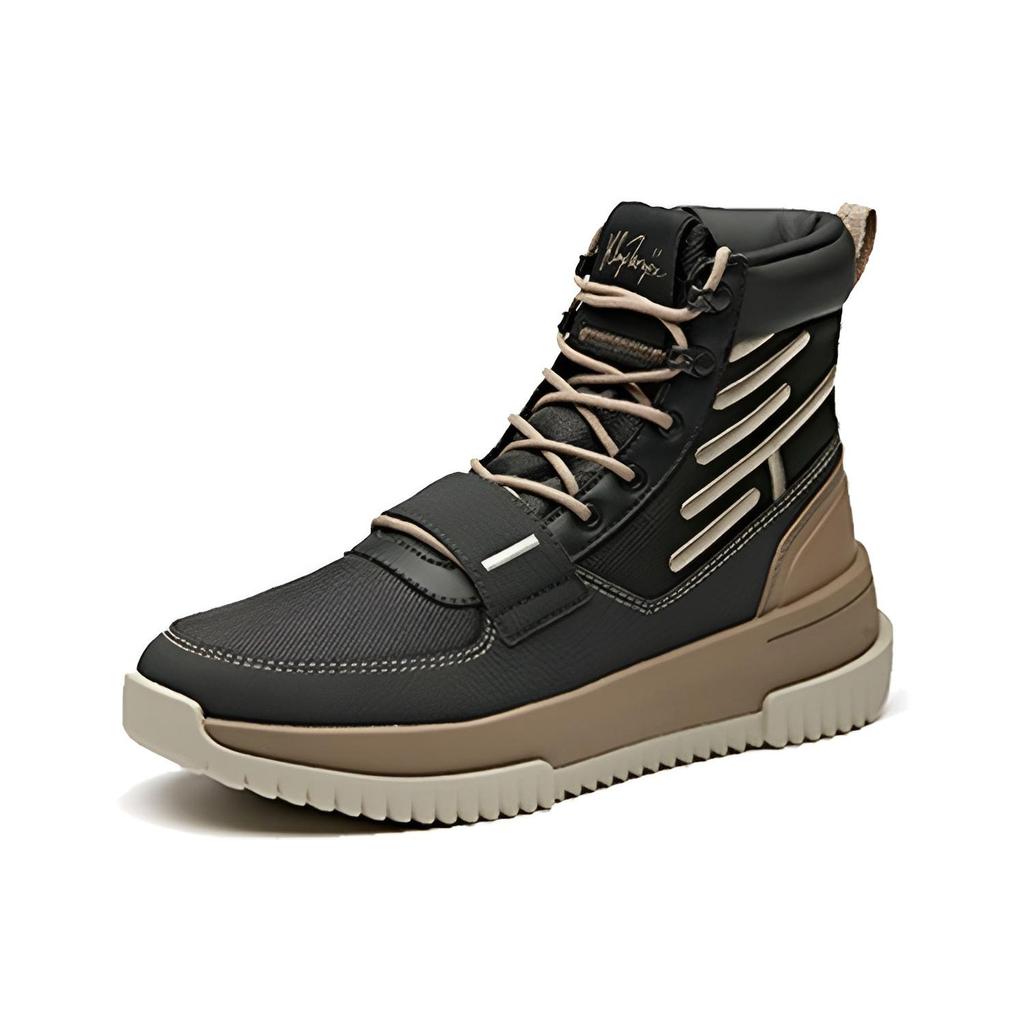 Anta Basketball Collection Basketball Shoes Men's High Top Carbon Gray/Linen Gray/Shade 2 Gray 11941806-1
