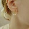Pearl Fleur Wing Earring